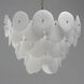 Isla 5 Light 23.25 inch Natural Aged Brass Chandelier Ceiling Light