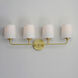 Bristol 4 Light 28.5 inch Satin Brass Bath Vanity Wall Light