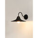 Dockside 1 Light 8.5 inch Black Outdoor Wall Mount