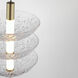 Metropolis LED 12 inch Satin Brass Single Pendant Ceiling Light