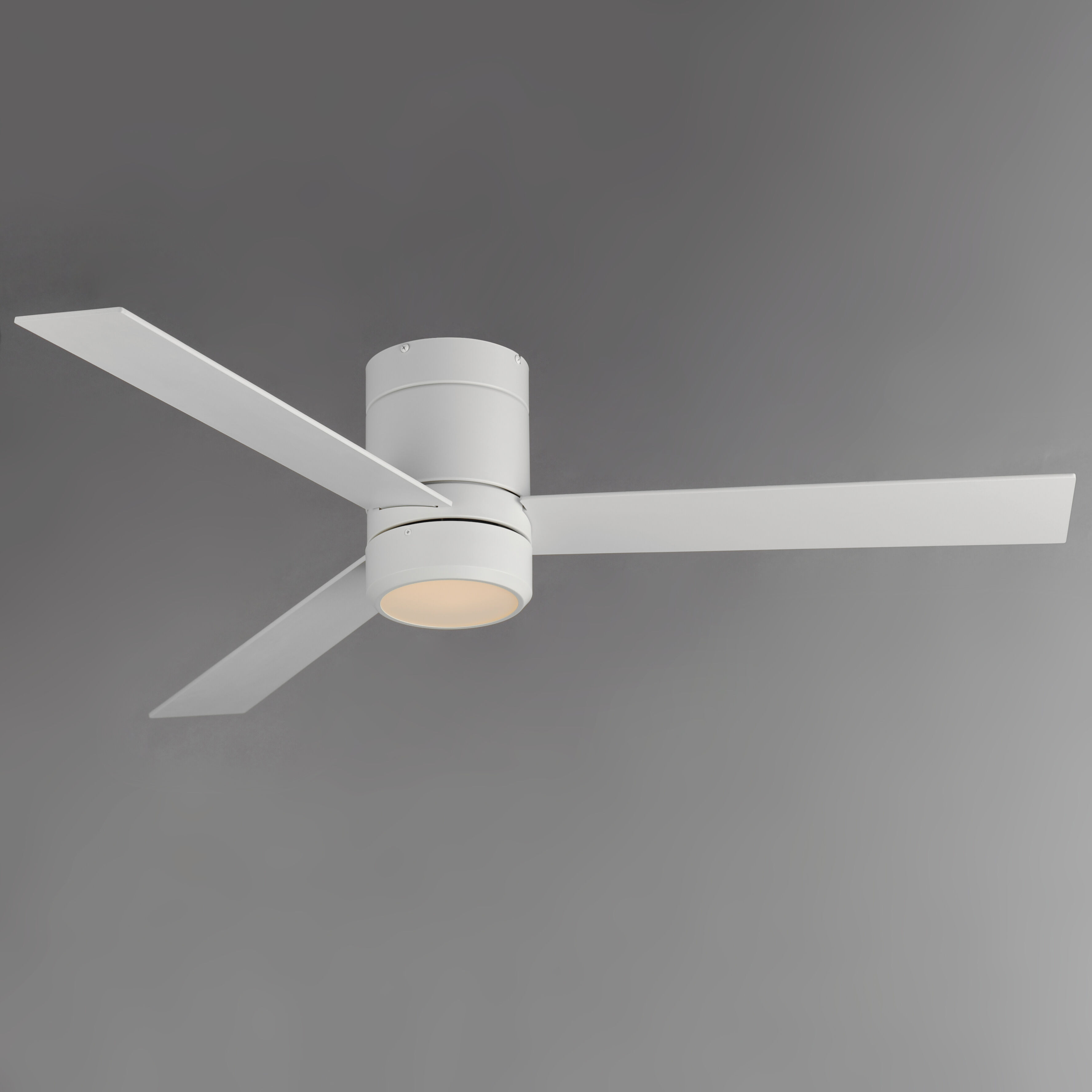 Tanker LED Matte White Ceiling Fan Light Kit, Outdoor Ceiling Fan