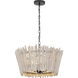 Baywood 4 Light 24 inch Textured Bronze Chandelier Ceiling Light
