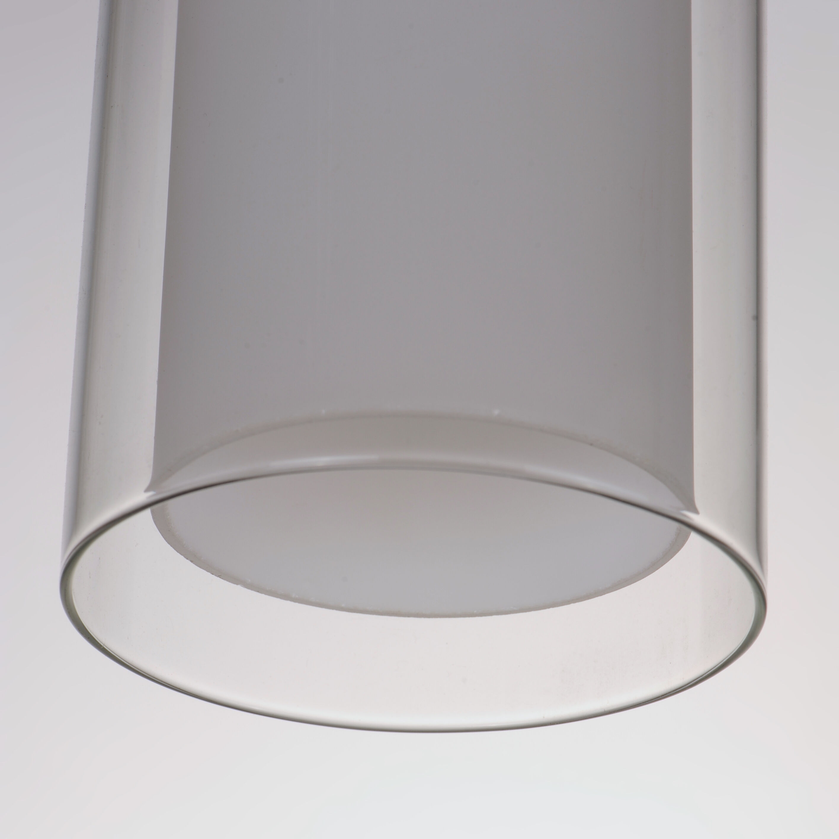 Duo LED 5 inch Satin Nickel Mini Pendant Ceiling Light