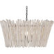 Baywood 4 Light 24 inch Textured Bronze Chandelier Ceiling Light