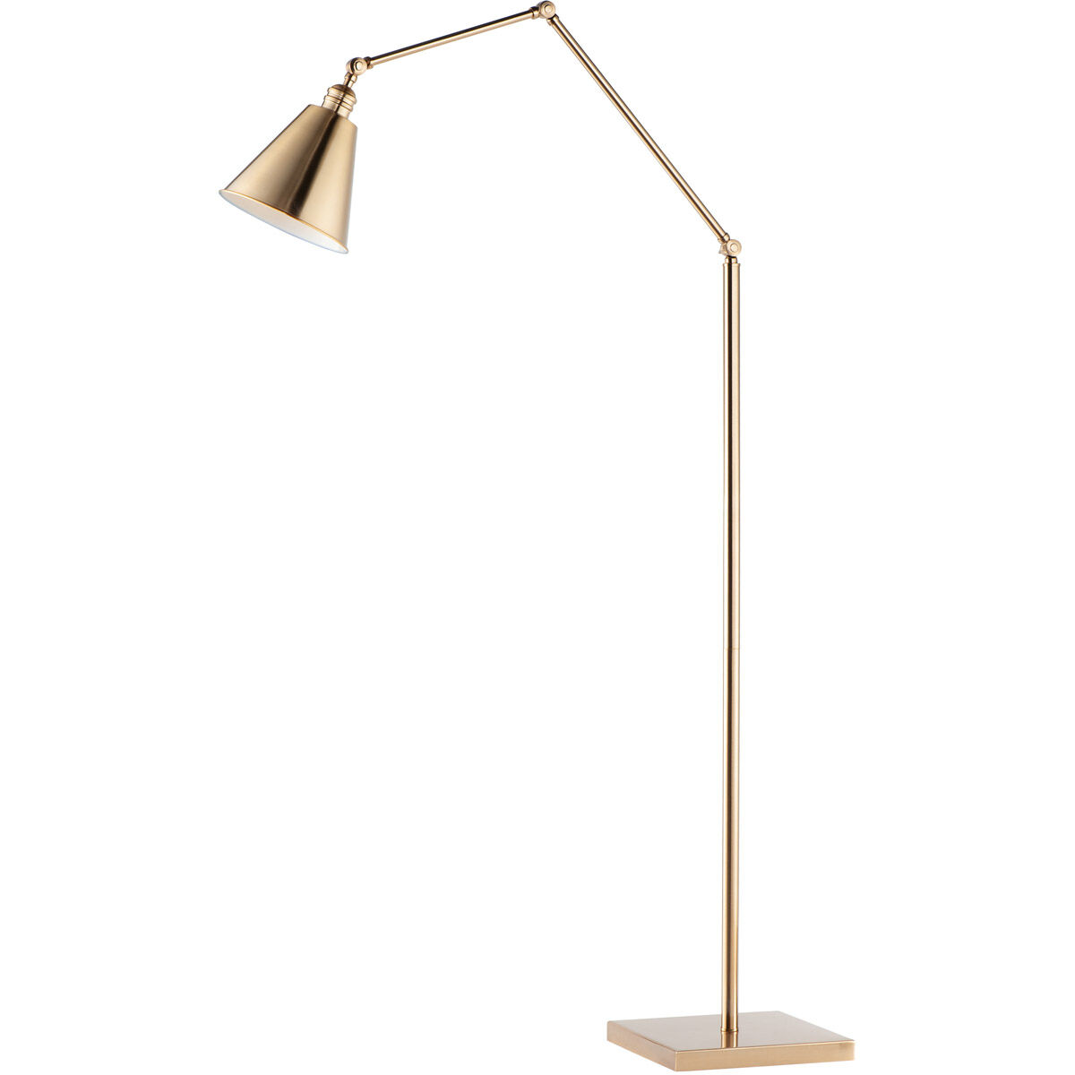 Maxim 12228HR Library 55 inch 100.00 watt Heritage Floor Lamp