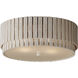 Satori 2 Light 16 inch Natural Aged Brass Flush Mount Ceiling Light