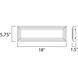 Picazzo LED 18 inch Polished Chrome Bath Vanity Wall Light