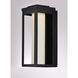 Salon LED 15 inch Black Outdoor Wall Mount in Satin White