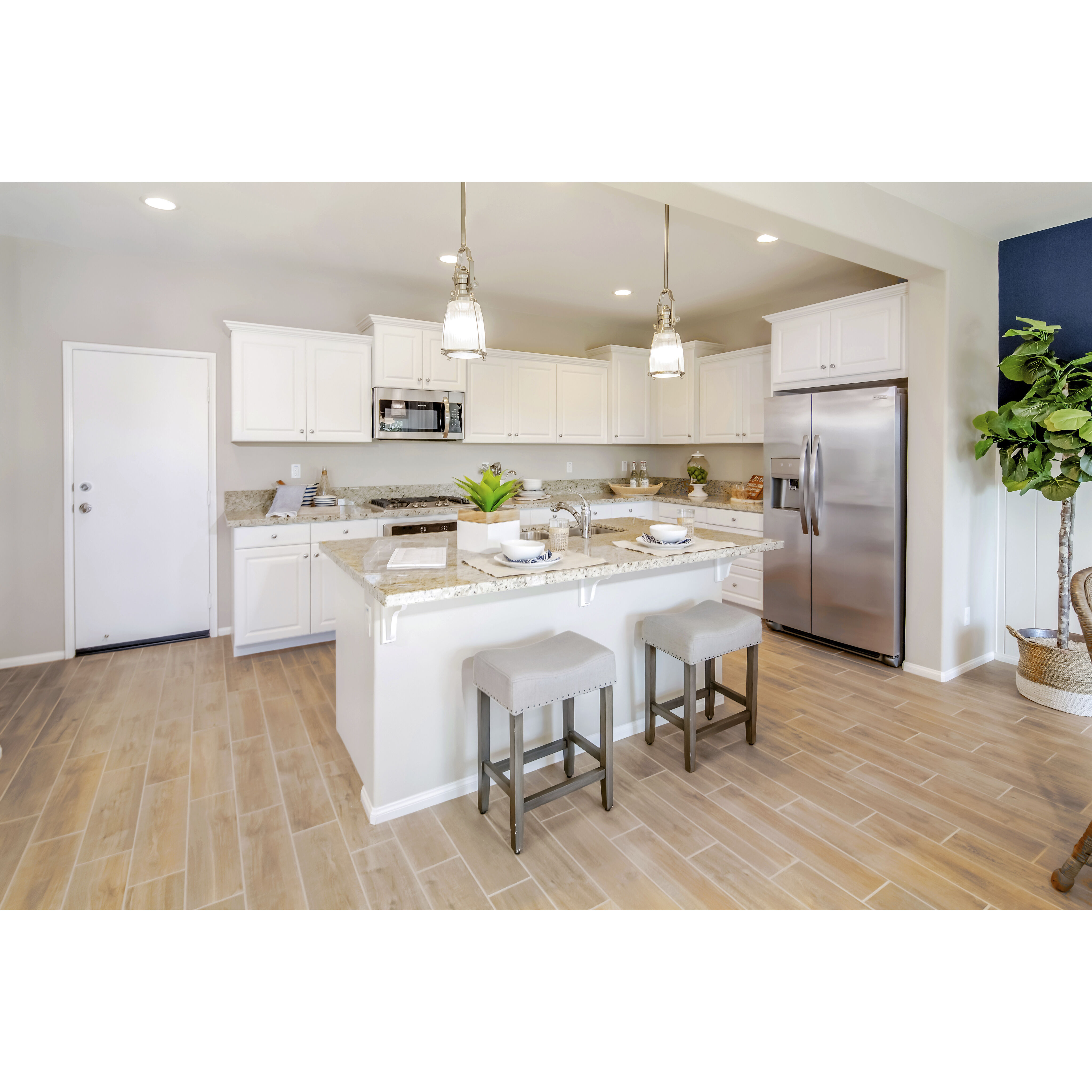 Hi-Bay 1 Light 9 inch Satin Nickel Single Pendant Ceiling Light