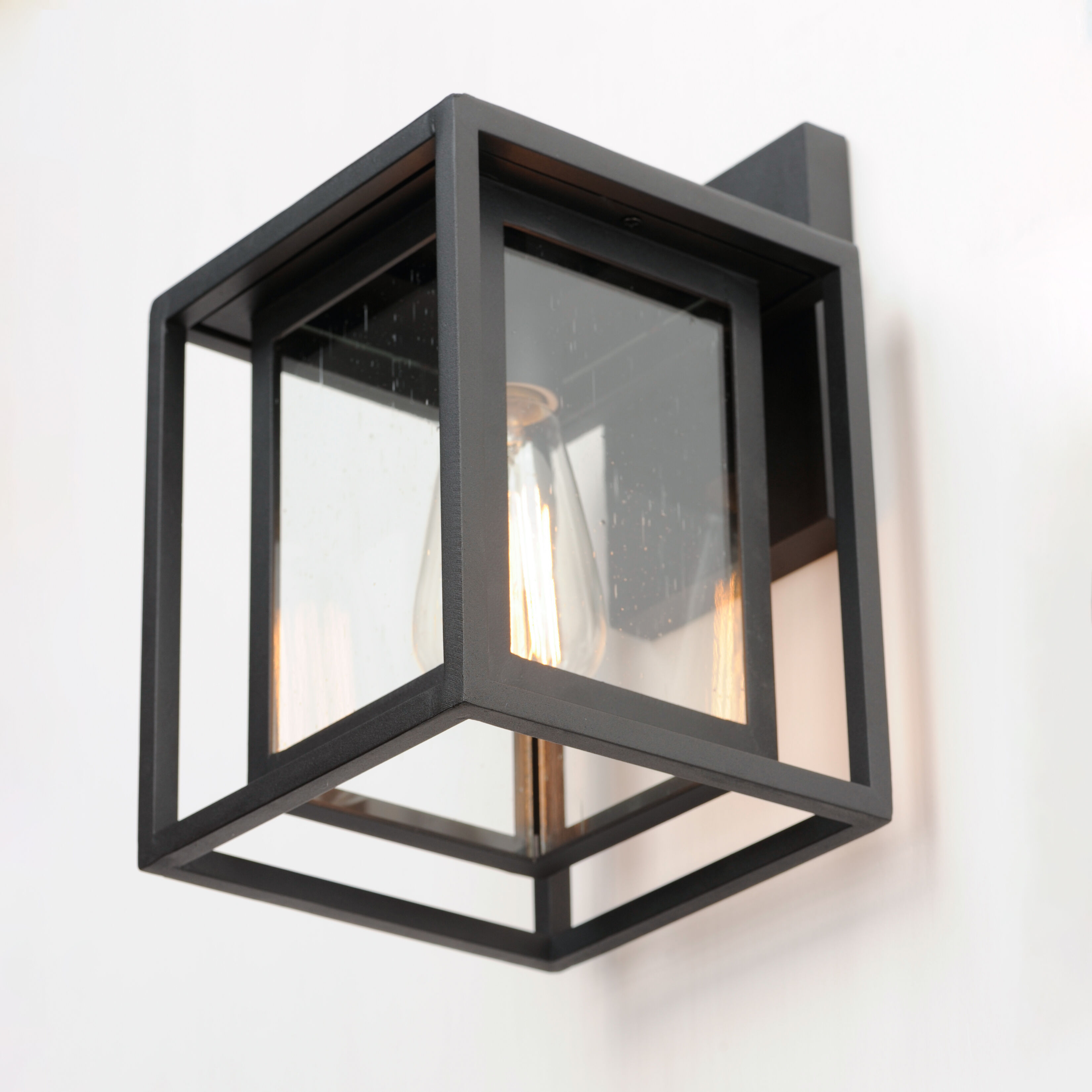 Cabana 1 Light 11 inch Black Outdoor Wall Sconce