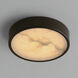 Slab LED 5.5 inch Dark Bronze Flush Mount Ceiling Light