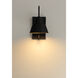 Shoreline 1 Light 14.5 inch Black Outdoor Wall Mount