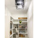 Era 2 Light 16 inch Black Flush Mount Ceiling Light in Medium Base Incandescent