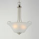 Vital 3 Light 16.5 inch Satin Nickel Multi-Light Pendant Ceiling Light