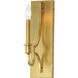 Normandy 1 Light 4.75 inch Gold Leaf Wall Sconce Wall Light