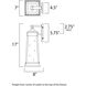 Schooner 1 Light 17 inch Olde Brass Outdoor Wall Mount