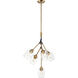 Savvy LED 24.25 inch Antique Brass and Black Single Pendant Ceiling Light