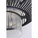 Aviary LED 9 inch Anthracite Single Pendant Ceiling Light