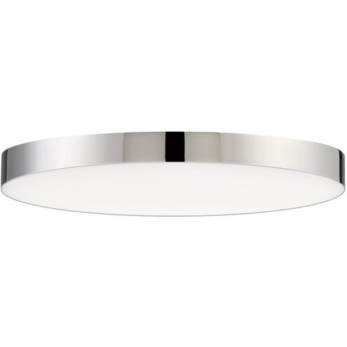 Trim LED 9 inch Polished Chrome Flush Mount Ceiling Light