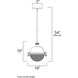 Portside 1 Light 10 inch Oil Rubbed Bronze and Antique Brass Outdoor Pendant