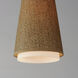 Sumatra 1 Light 7 inch Natural Aged Brass Single Pendant Ceiling Light
