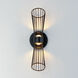 Zeta LED 5 inch Black Wall Sconce Wall Light