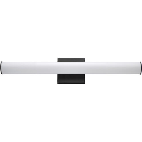 Rail 5CCT LED 24 inch Black Bath Vanity Light Wall Light