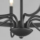 Frankie 8 Light 29 inch Black Single-Tier Chandelier Ceiling Light