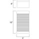 Stackhouse VX LED 10 inch Bronze Outdoor Wall Mount