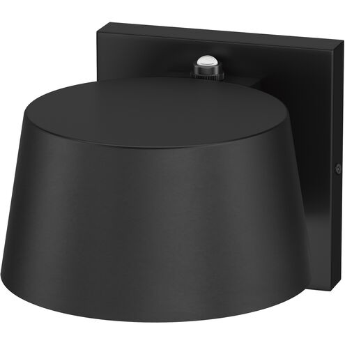 Gateway LED 5 inch Black Outdoor Wall Mount in With Photocell