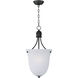 Logan 3 Light 12.75 inch Black Entry Foyer Pendant Ceiling Light