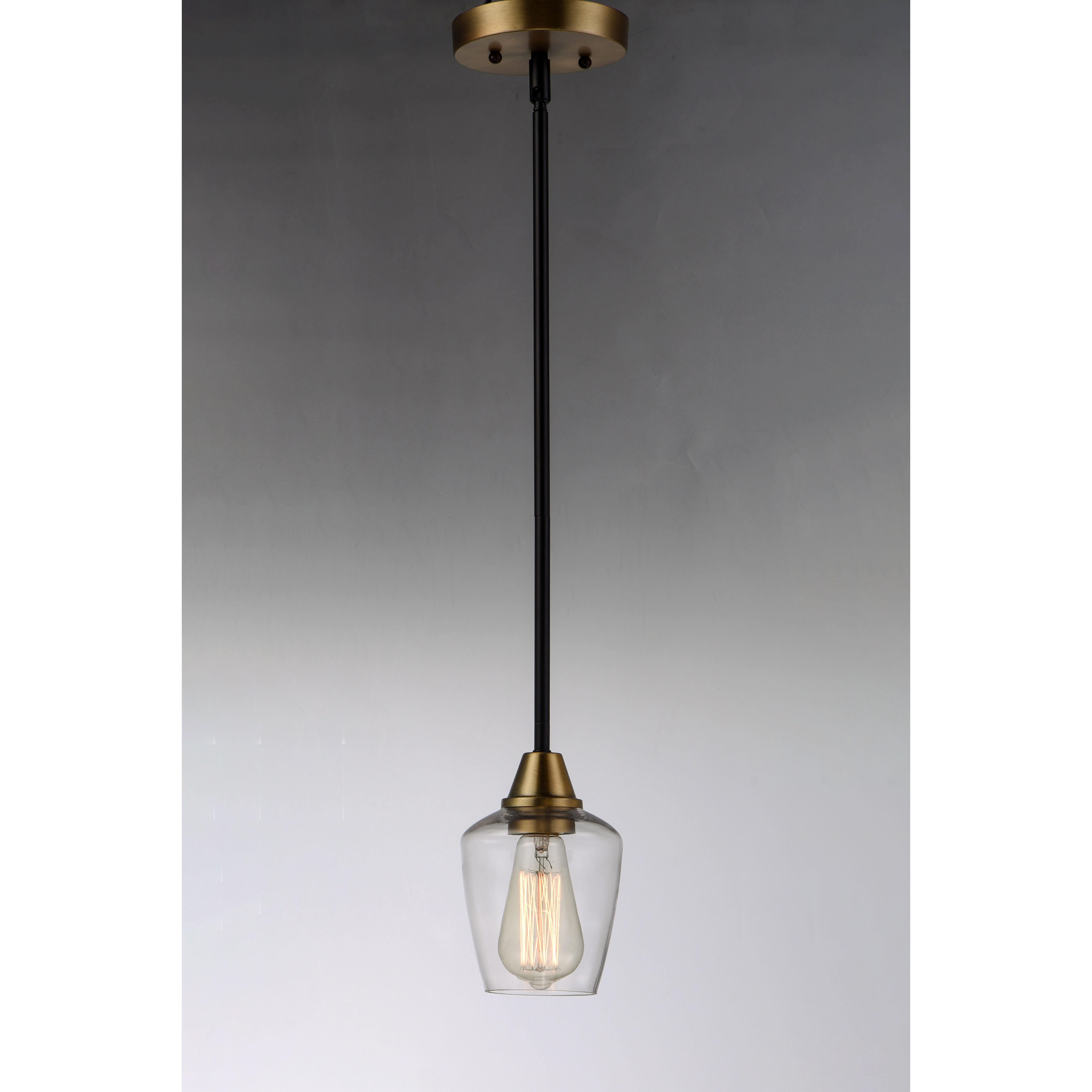 Goblet 1 Light 5 inch Bronze/Antique Brass Mini Pendant Ceiling Light in Bronze and Antique Brass, Bulb Not Included