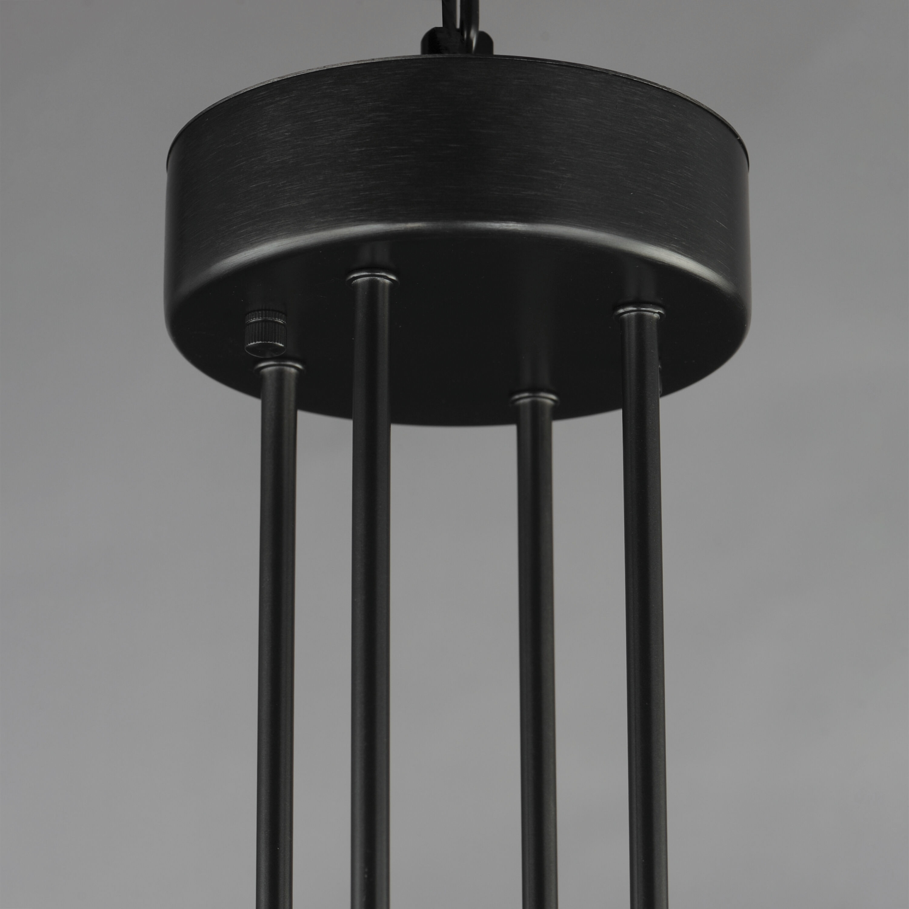 Ovation LED 23.5 inch Black Single-Tier Chandelier Ceiling Light