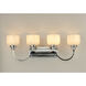 Swale 4 Light 30.75 inch Polished Chrome Bath Vanity Wall Light
