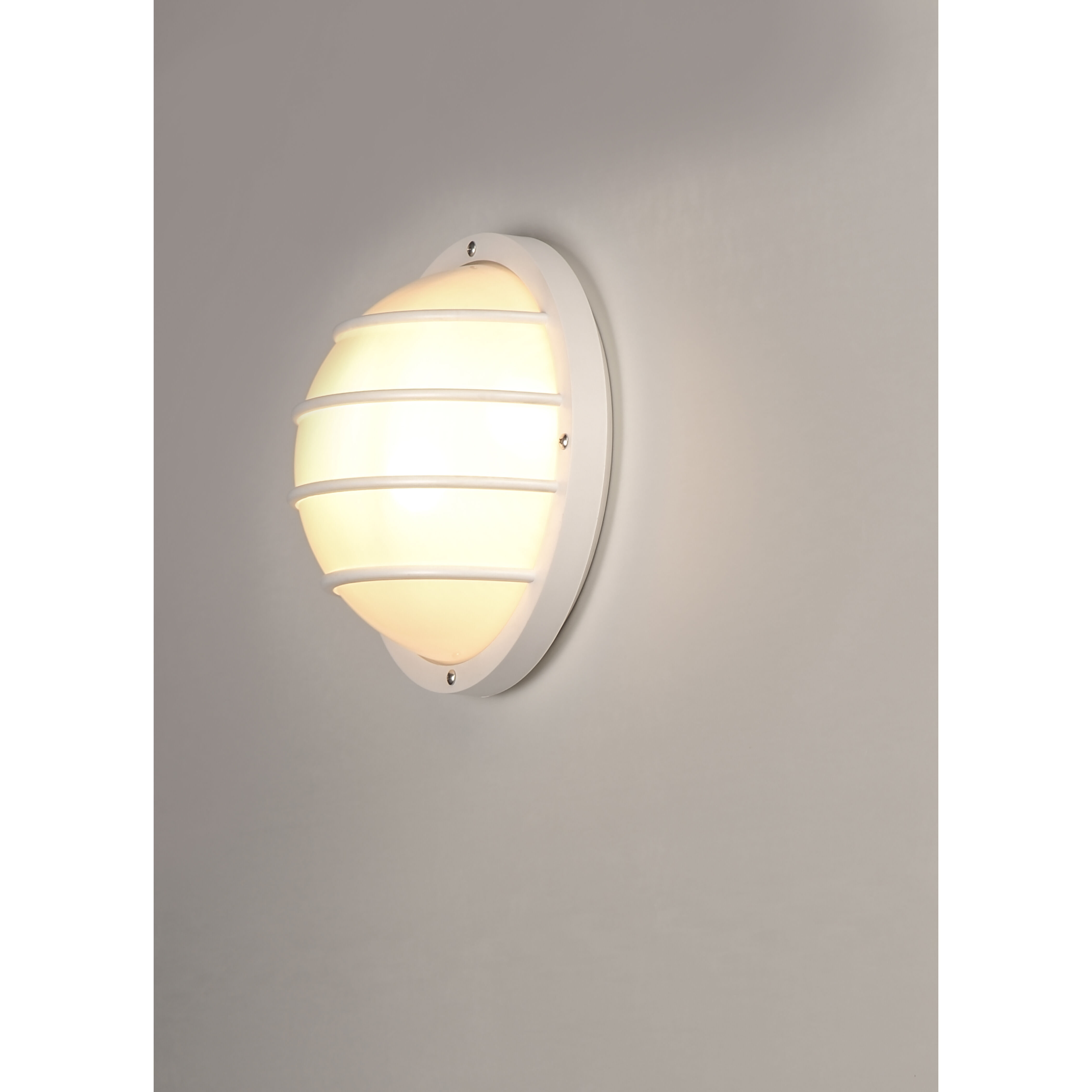 Bulwark LED 10 inch White Outdoor Wall Mount