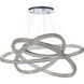 Eternity LED 60 inch Polished Chrome Entry Foyer Pendant Ceiling Light