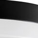 Tuner LED 7 inch Black Flush Mount Ceiling Light