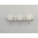 Axis 3 Light 24 inch Satin Nickel Bath Vanity Wall Light