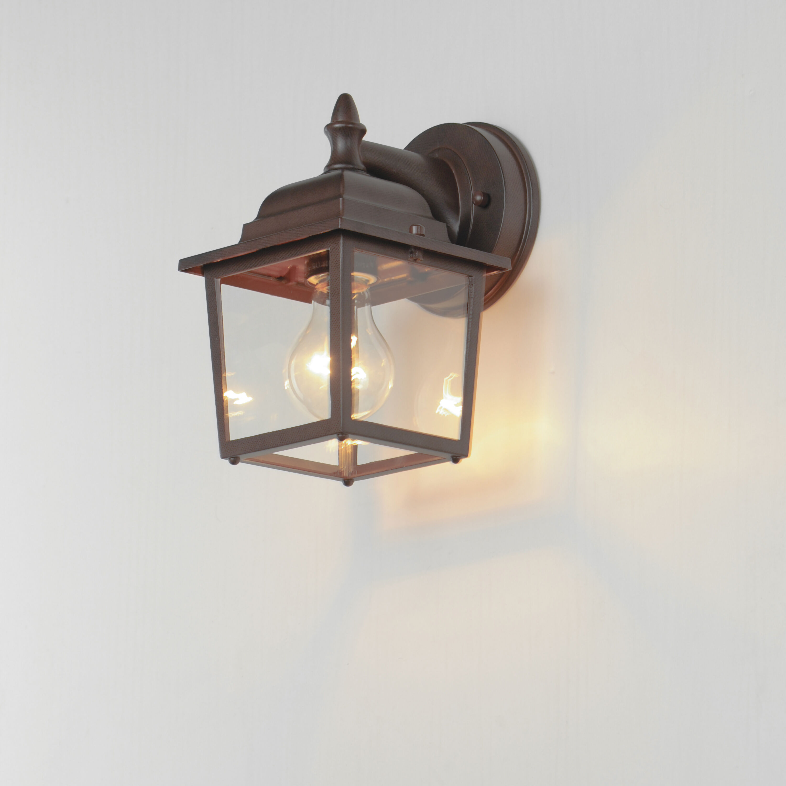 Builder Cast 1 Light 9 inch Empire Bronze Outdoor Wall Mount