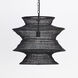 Krabi 1 Light 22 inch Black Single Pendant Ceiling Light