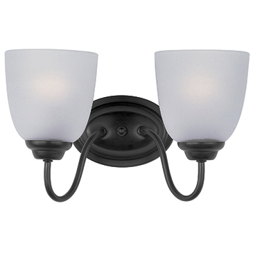 Stefan 2 Light 13.25 inch Black Bath Vanity Wall Light