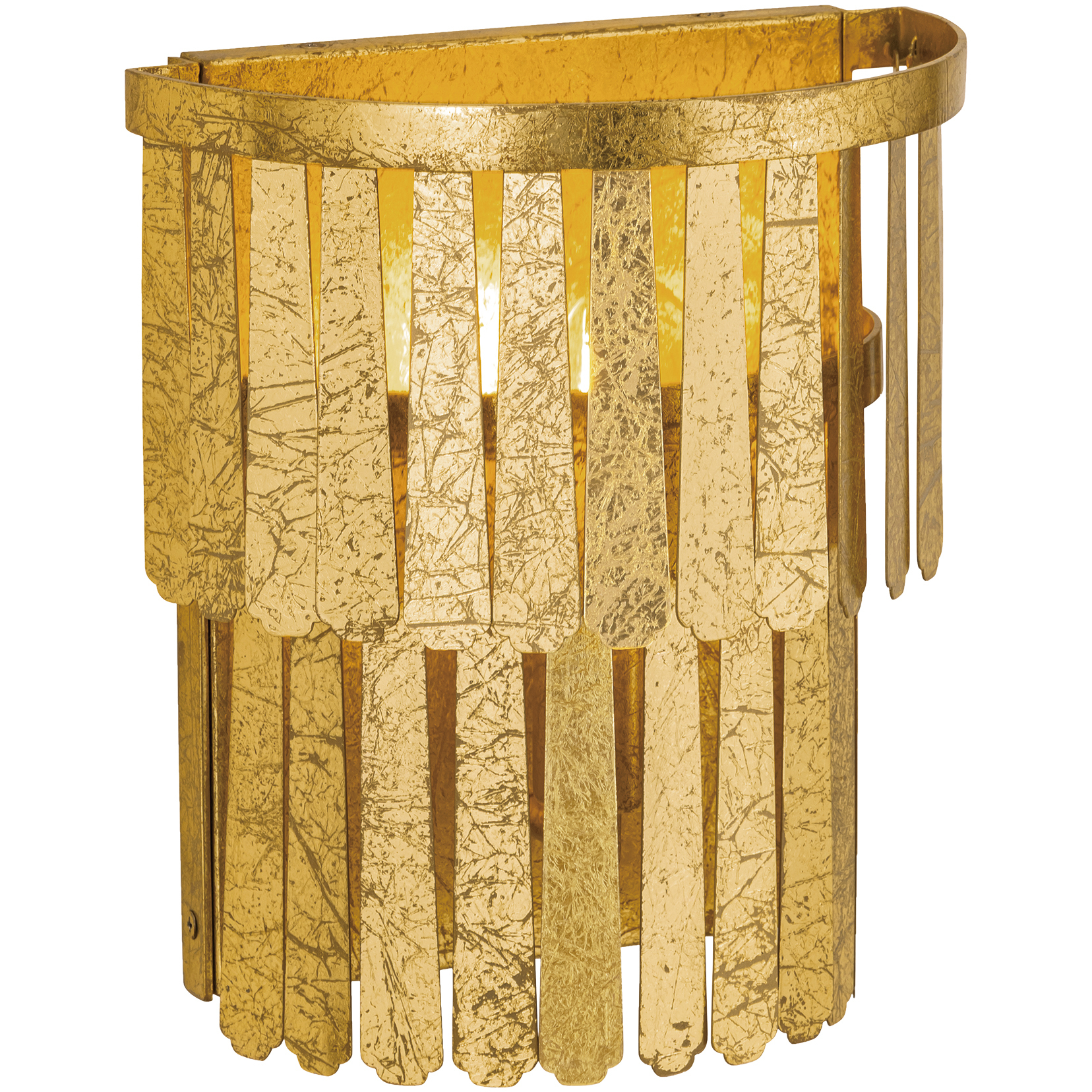 Regalia 1 Light 10 inch Gold Leaf Wall Sconce Wall Light
