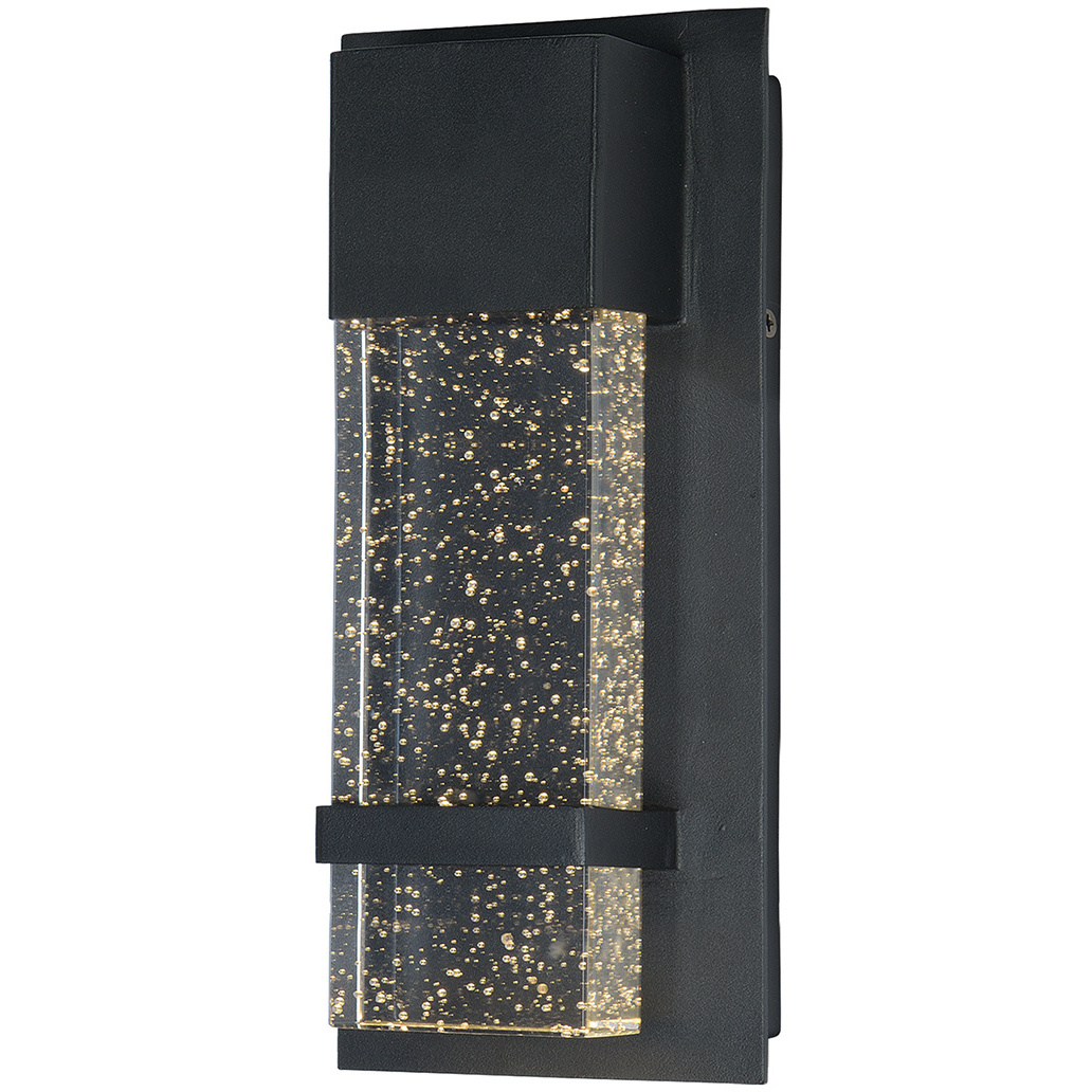 Cascade LED 13.75 inch Black Outdoor Wall Mount
