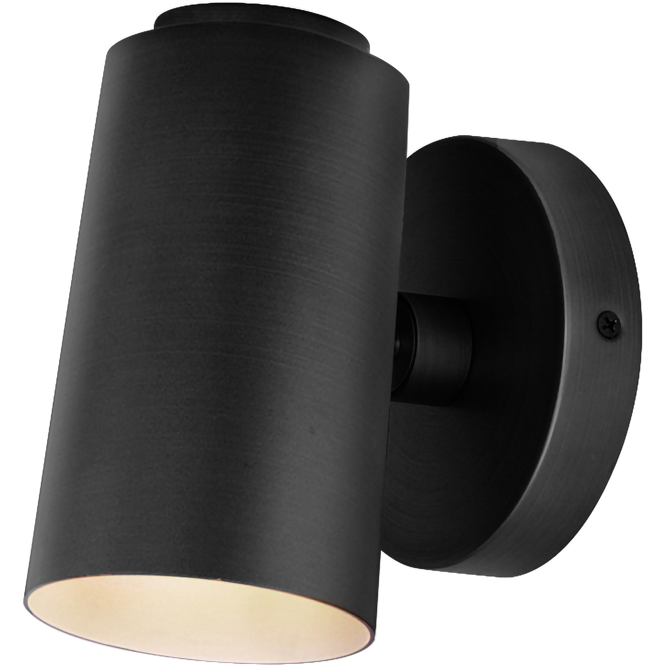Spot Light LED 6.5 inch Black Outdoor Wall Mount