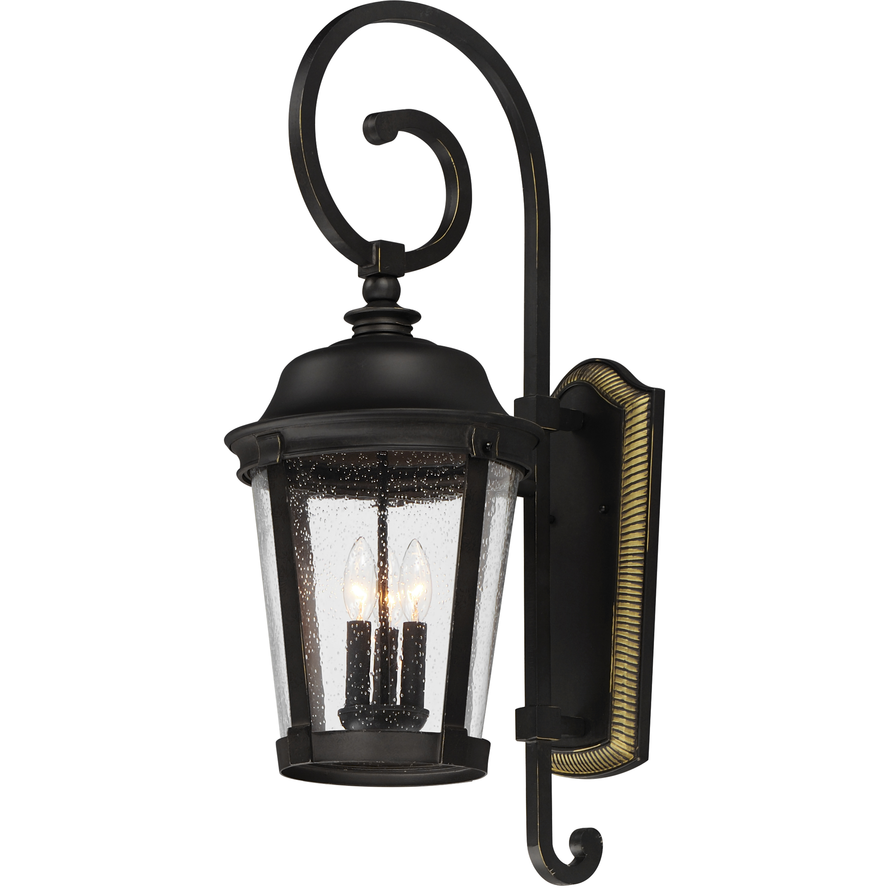 Dover VX 3 Light 31.5 inch Bronze Outdoor Wall Mount