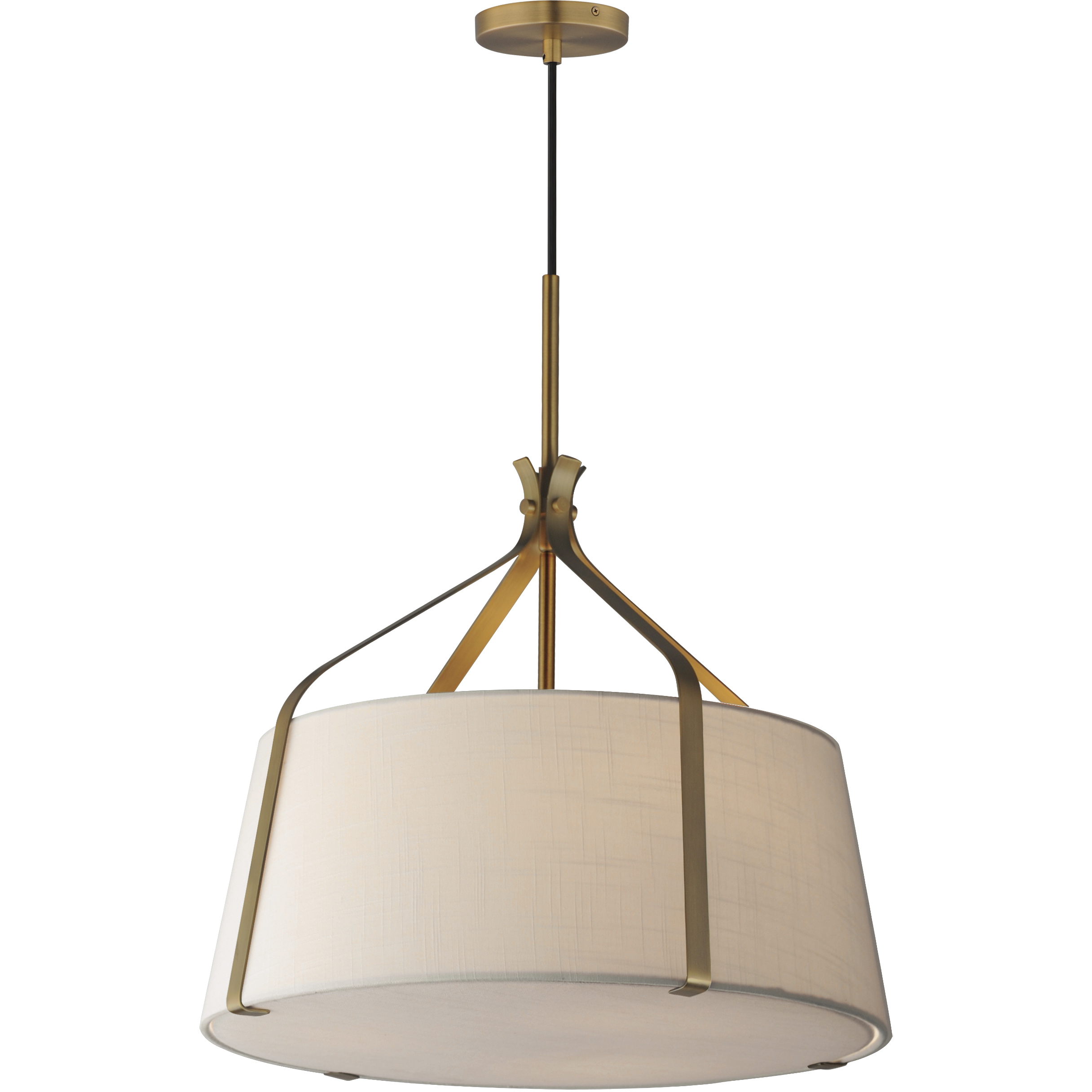 Maxim Lighting 16182WLNAB Bandera 3 Light 20.75 inch Natural Aged