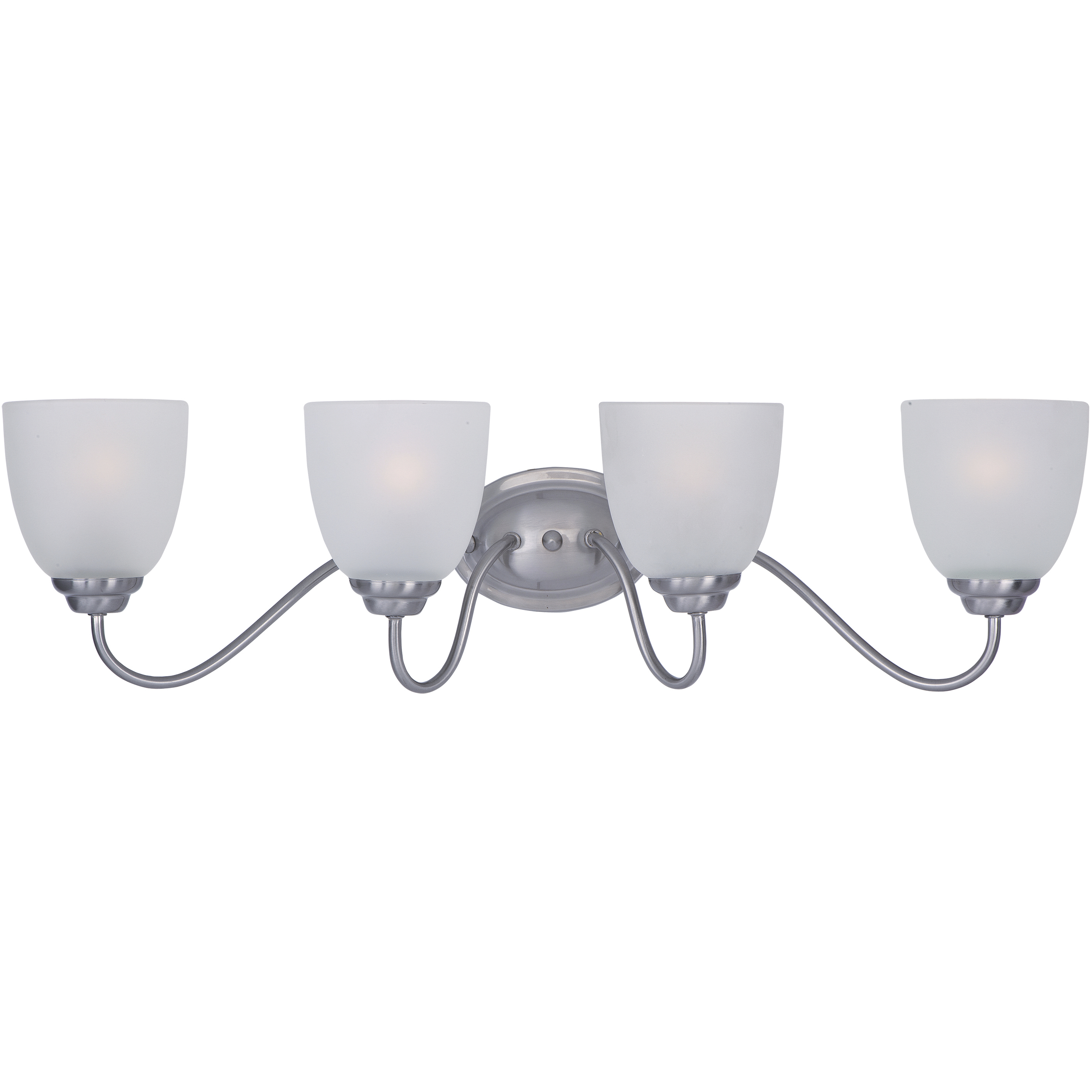 Stefan 4 Light 29.75 inch Satin Nickel Bath Vanity Wall Light