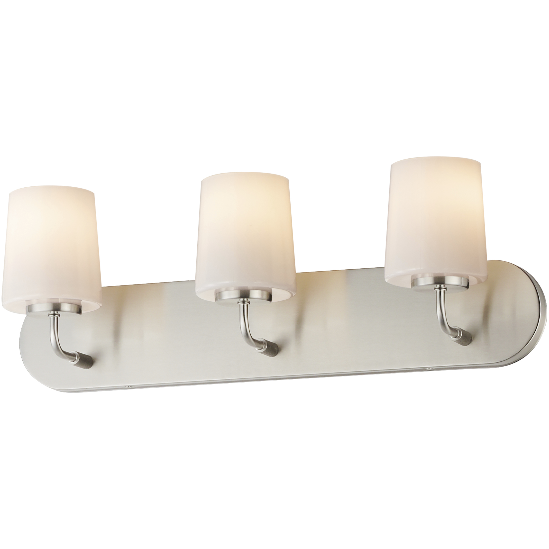 Durham 3 Light 24 inch Satin Nickel Bath Vanity Wall Light