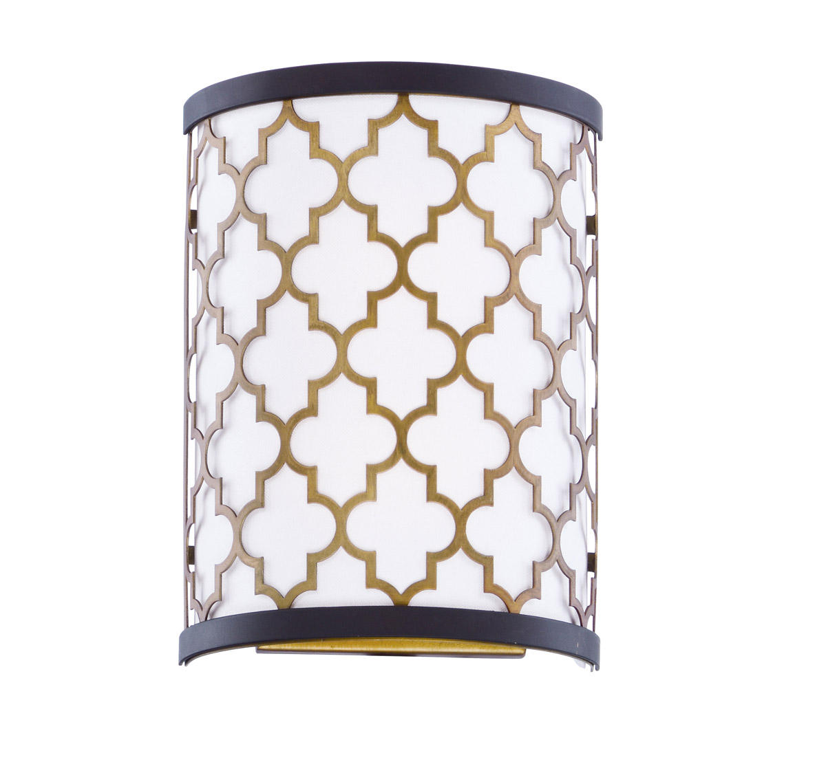 Crest LED 8 inch Oil Rubbed Bronze/Antique Brass ADA Wall Sconce Wall Light