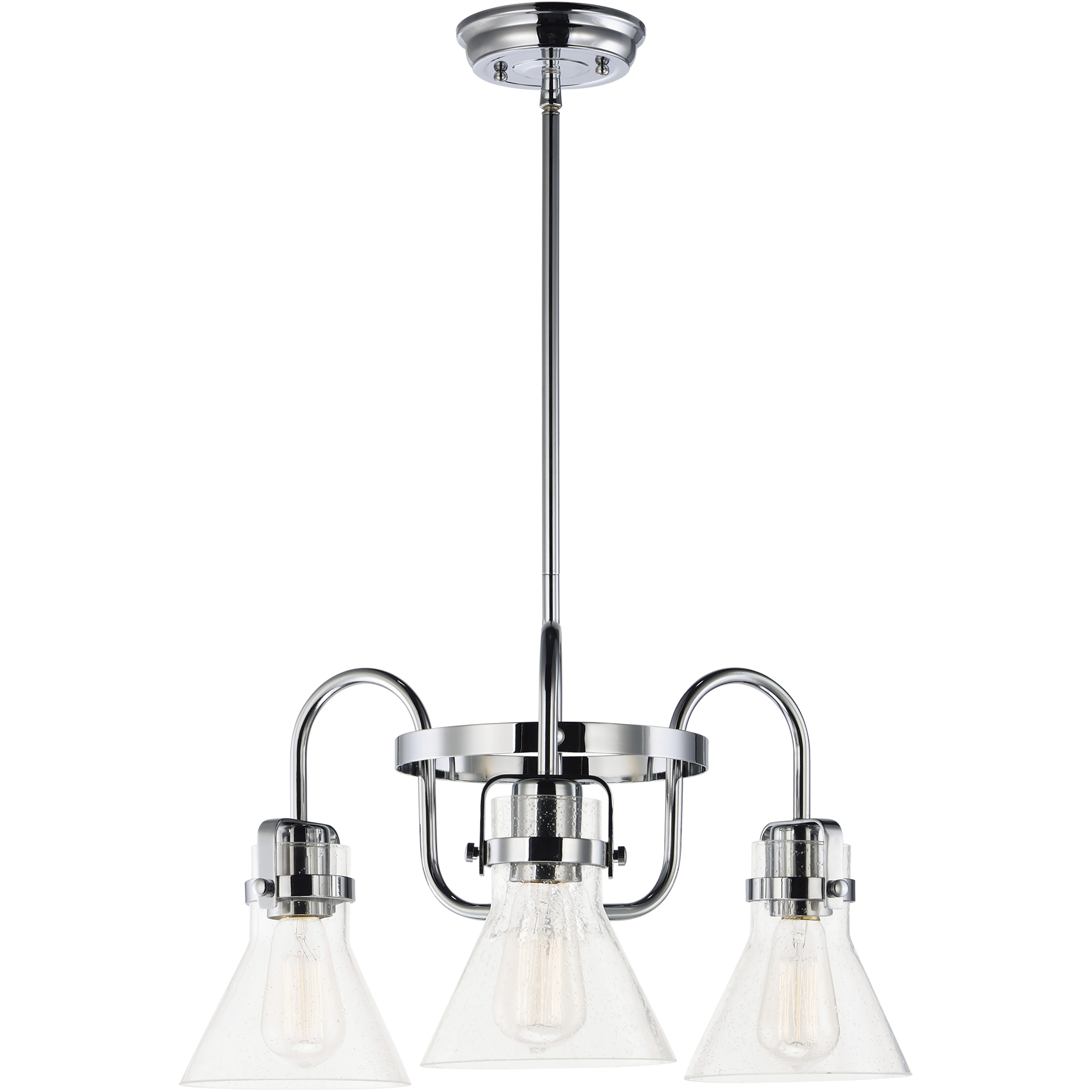 Seafarer LED 21.5 inch Oil Rubbed Bronze Single-Tier Chandelier Ceiling Light